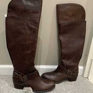 Vince Camuto brown riding boot